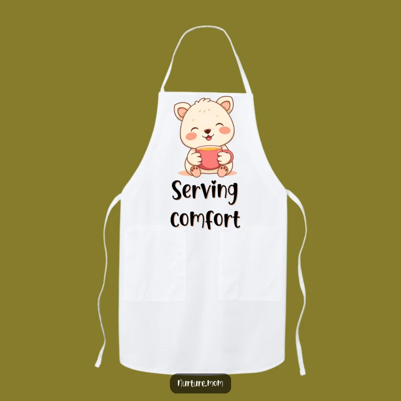 Funny Animal Cafe Apron - Serve with a Smile!