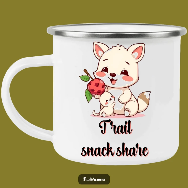 Funny Animal Sharing Camping Mug - Trailside Sweetness!