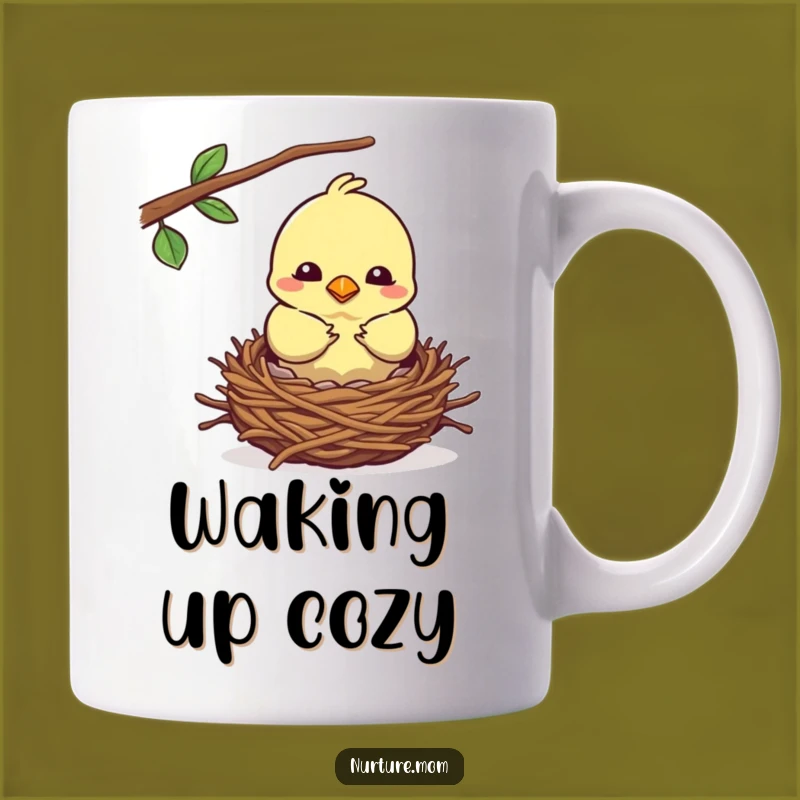 Funny Bird Nest Mug: Cozy Building for a Caring Gift