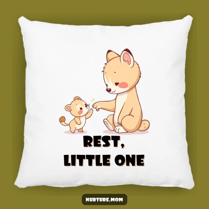 Funny Comfort Pillow: Animal Guiding with Paw, Cozy Gift