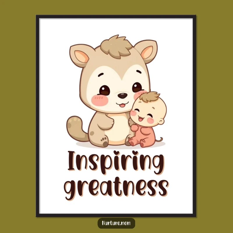 Funny Animal Encouragement Art: Instant Heartwarming & Humorous Download