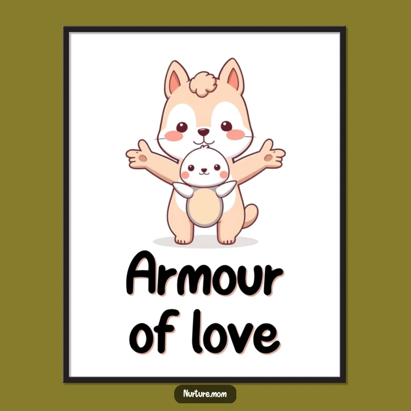 Funny Animal Guardian Art: Instant Heartwarming & Humorous Download