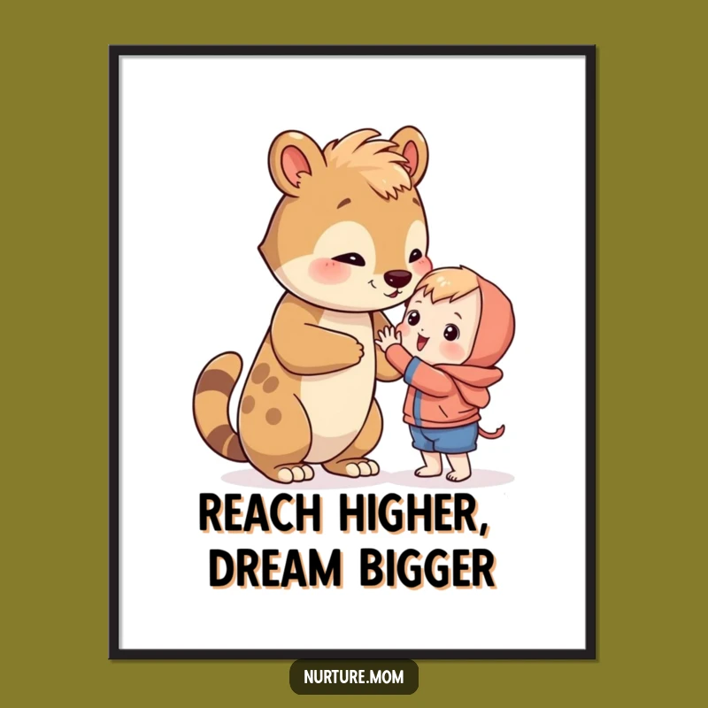 Free Printable Wall Art: Inspiring Animal Mentor, Gentle Downloadable Decor