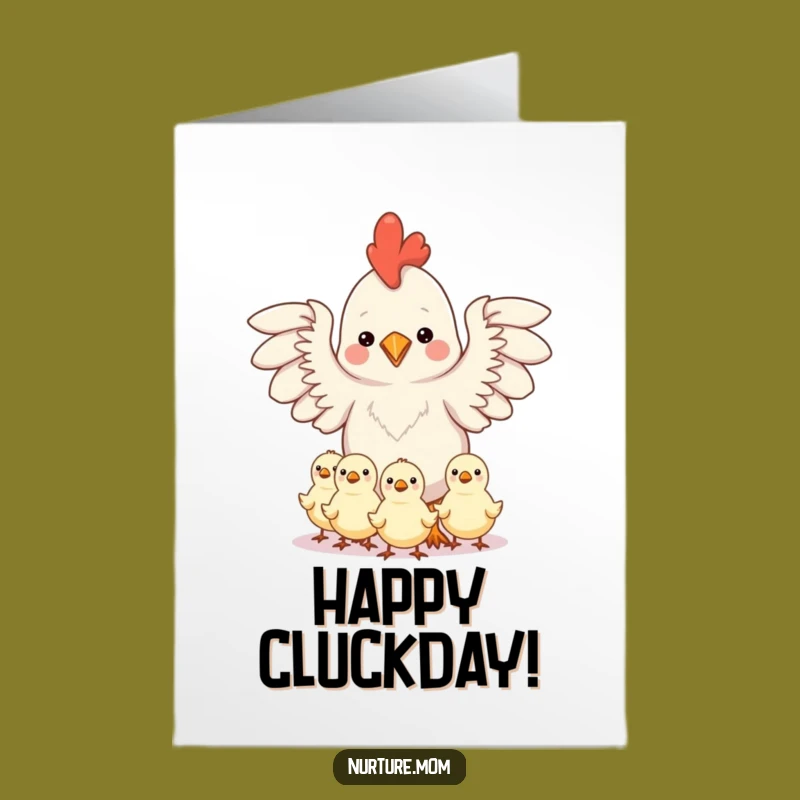 Free Printable Chicken Mom Birthday Card - Protective Mother Hen Funny Gift