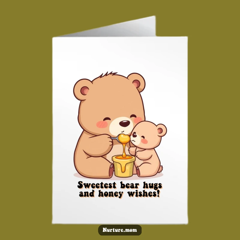 Free Printable Birthday Card: Funny Mama Bear Sweetness for a Beary Happy Day!