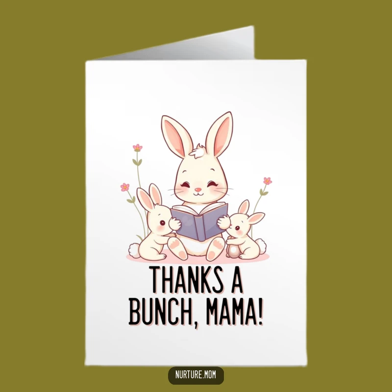Free Printable Thank You Card: Sweetest Mama Bunny Gratitude - Funny Downloadable
