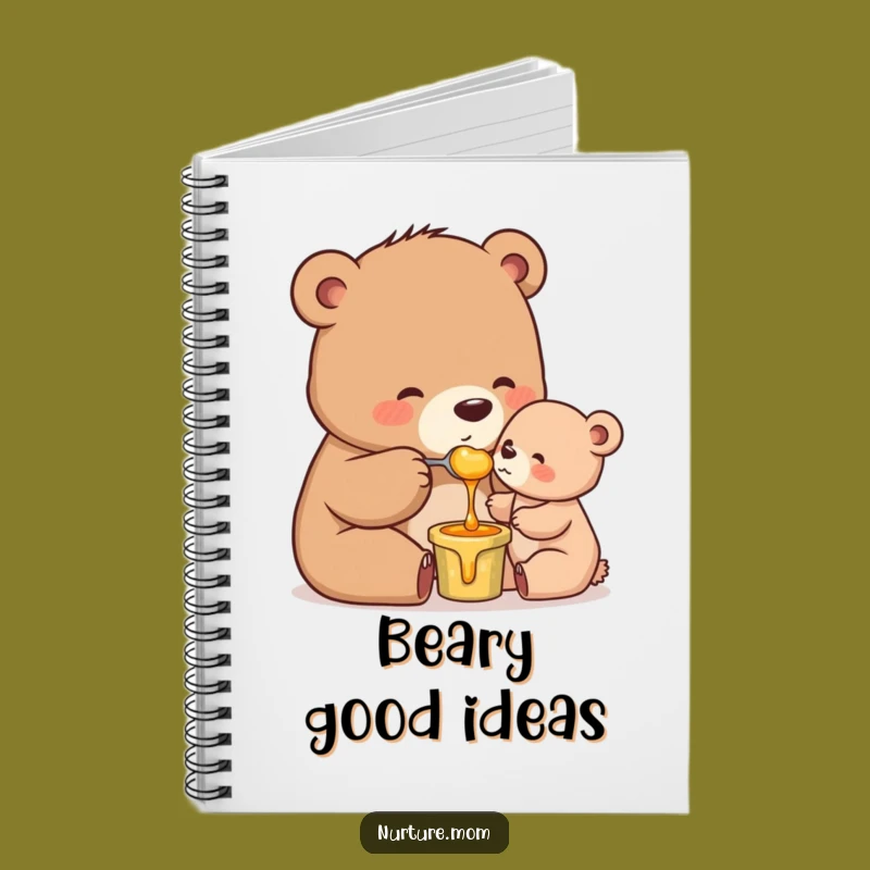 Funny Mama Bear Honey Journal: Cute Parenting Note-Taking Gift