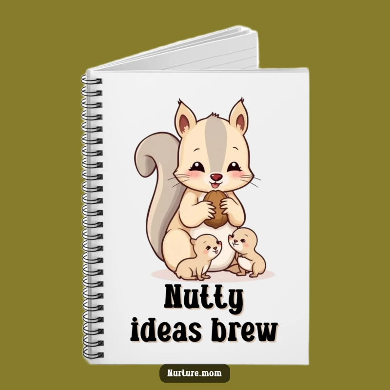 Funny Squirrel Mom Notebook: Journal Your Thoughts with Joy