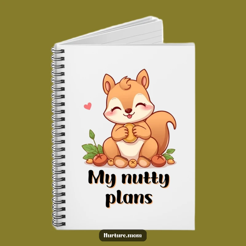 Funny! Kawaii Squirrel Mom Notebook: Jot Down Ideas with Cute Woodland Flair