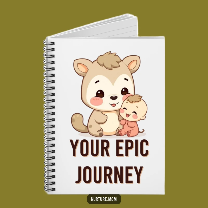 Funny Animal Encouragement Notebook: Jot Down Support with Humor
