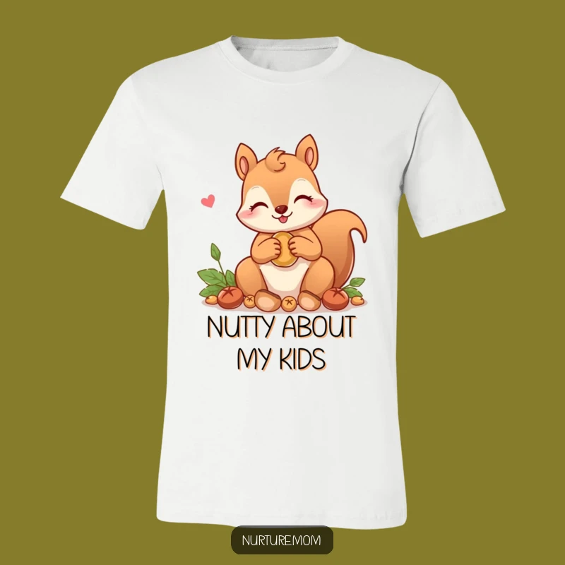 Funny! Kawaii Squirrel Mom Gathering Tee: Wear Your Adorable Obsession!