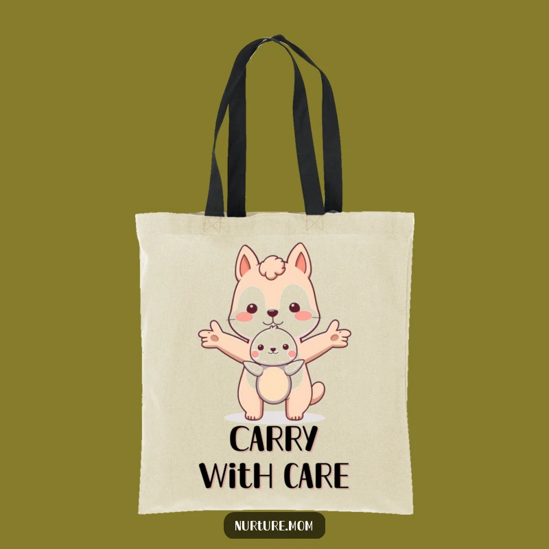Funny Animal Protector Tote Bag: Carry Your Care with Style