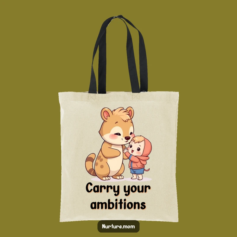 Funny Animal Mentor Tote Bag: Carry Your Wisdom with Style