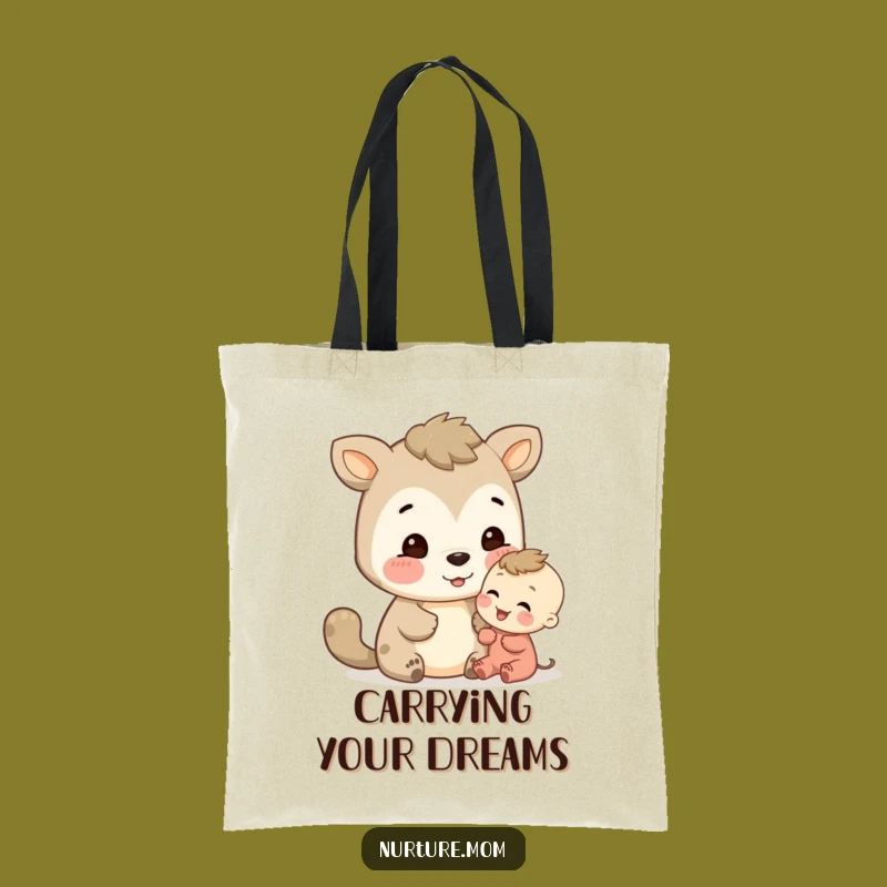 Funny Animal Support Tote Bag: Carry Your Encouragement with Style