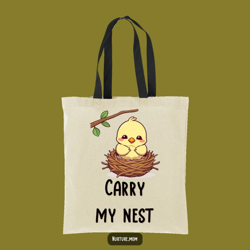 Funny Bird Nest Tote Bag: Carry Your Essentials with Care